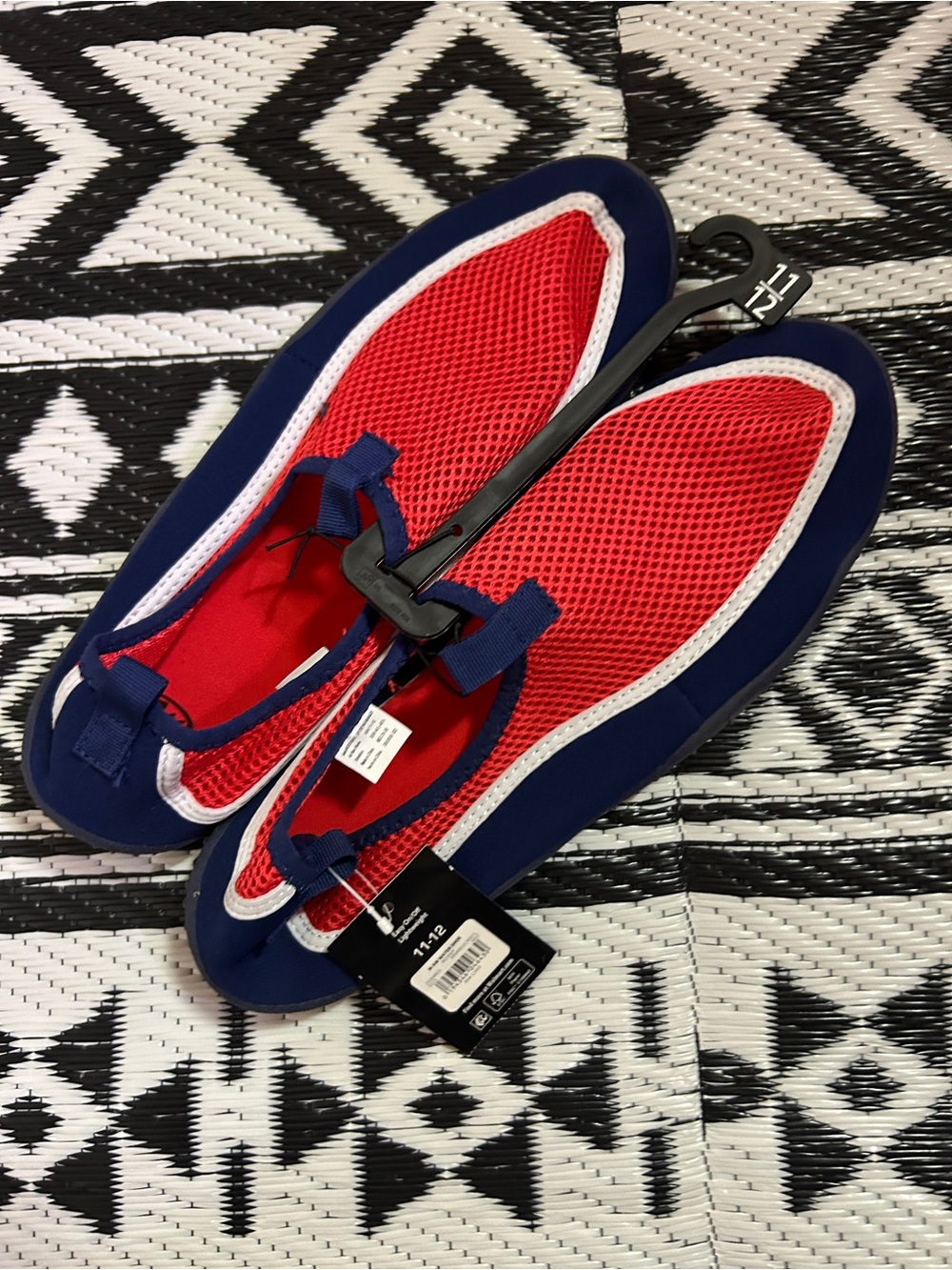 Athletic Works Red & Navy Kids Water Shoes